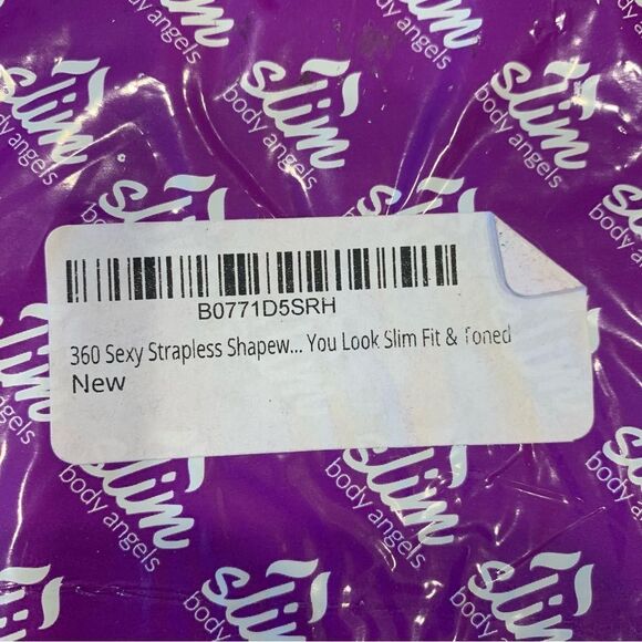 Slim Body Angels Size S/M High Waisted Shaper Style Panties Beige NEW - Picture 3 of 6